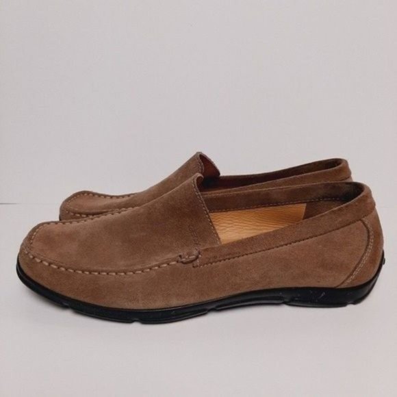 GEOX Respira Driving Loafer Shoes Suede Tan Men's Sz US 9 | Eur 42 - Picture 6 of 13